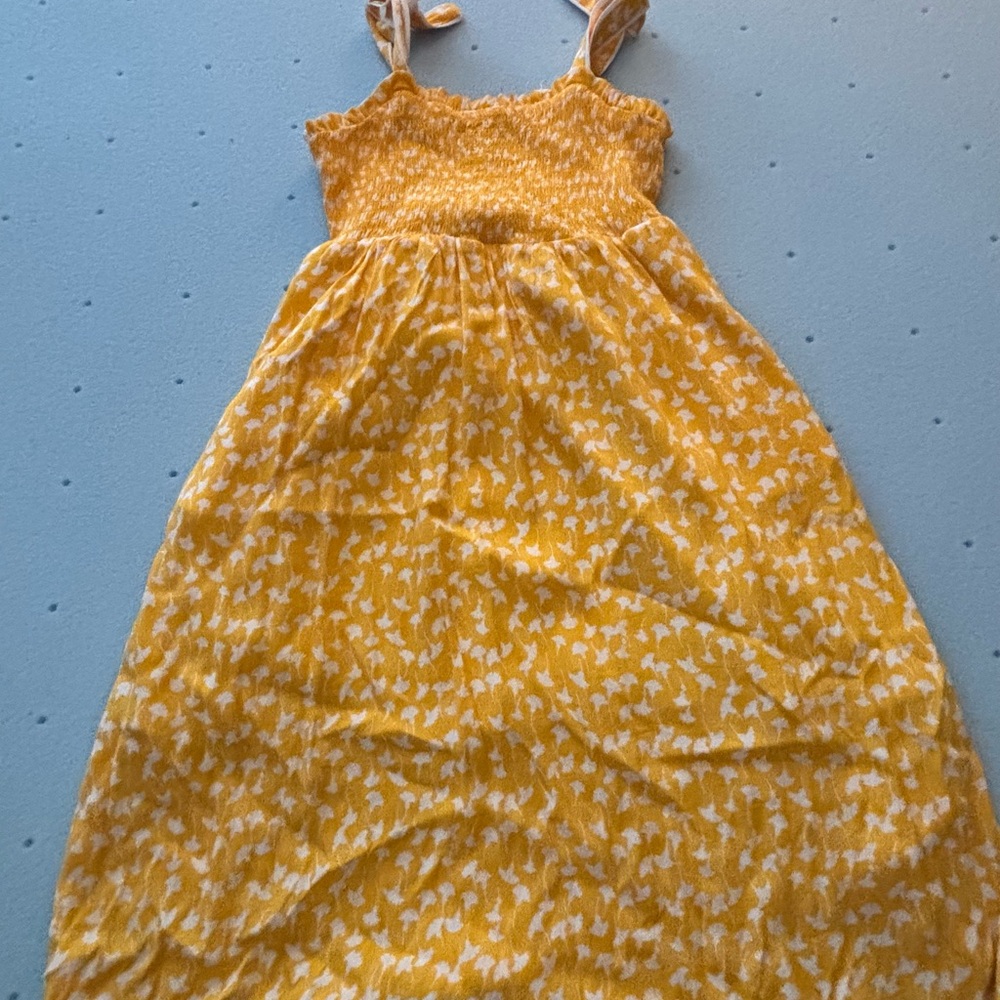 Diane Von Furstenberg Yellow Patterned Kids Dress